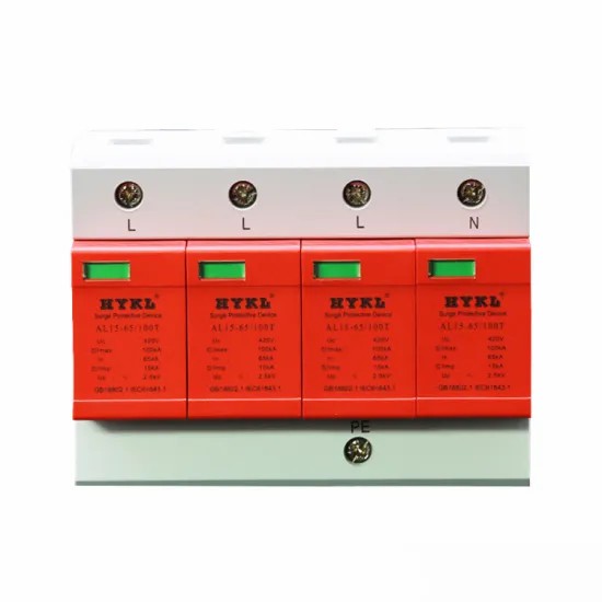 20ka 40ka 3p+Npe 275V AC SPD DIN Rail Lightning Surge Suppressor Arrestor Protection Devices