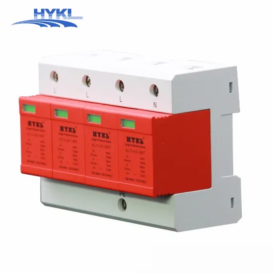 20ka 40ka 3p+Npe 275V AC SPD DIN Rail Lightning Surge Suppressor Arrestor Protection Devices