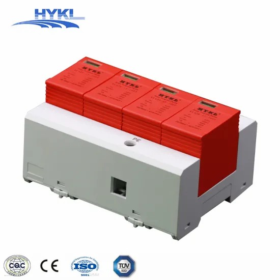 20ka 40ka 3p+Npe 275V AC SPD DIN Rail Lightning Surge Suppressor Arrestor Protection Devices