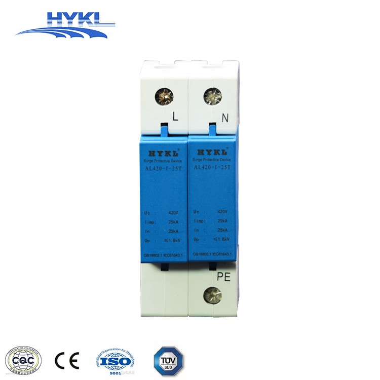 HYKL High Quality Distribution box 2P 25KA 420V Surge Protection Device