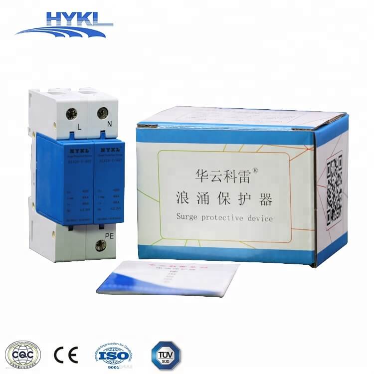 HYKL High Quality Distribution box 2P 25KA 420V Surge Protection Device