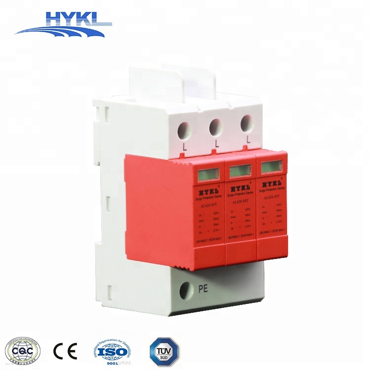 HYKL electrical installation protection system type 2 series 65ka 80ka 100ka Surge Protective Device