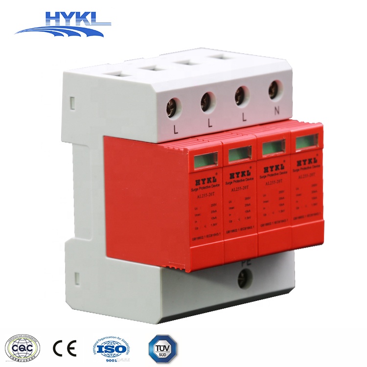 HYKL Thunder protection Lightning Un 220V AC Uc320V 10KA AC surge protector