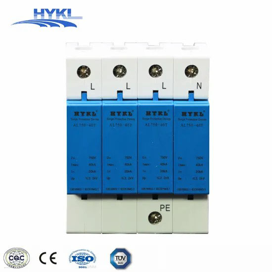 Lightning Power Supply T2 Solar PV 1000V 40ka Low Voltage DC Surge Protection Device